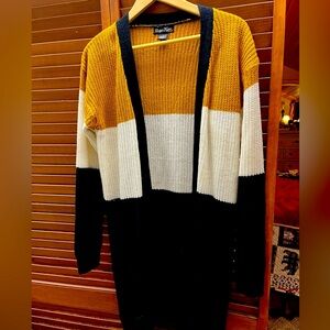 Calf length sweater